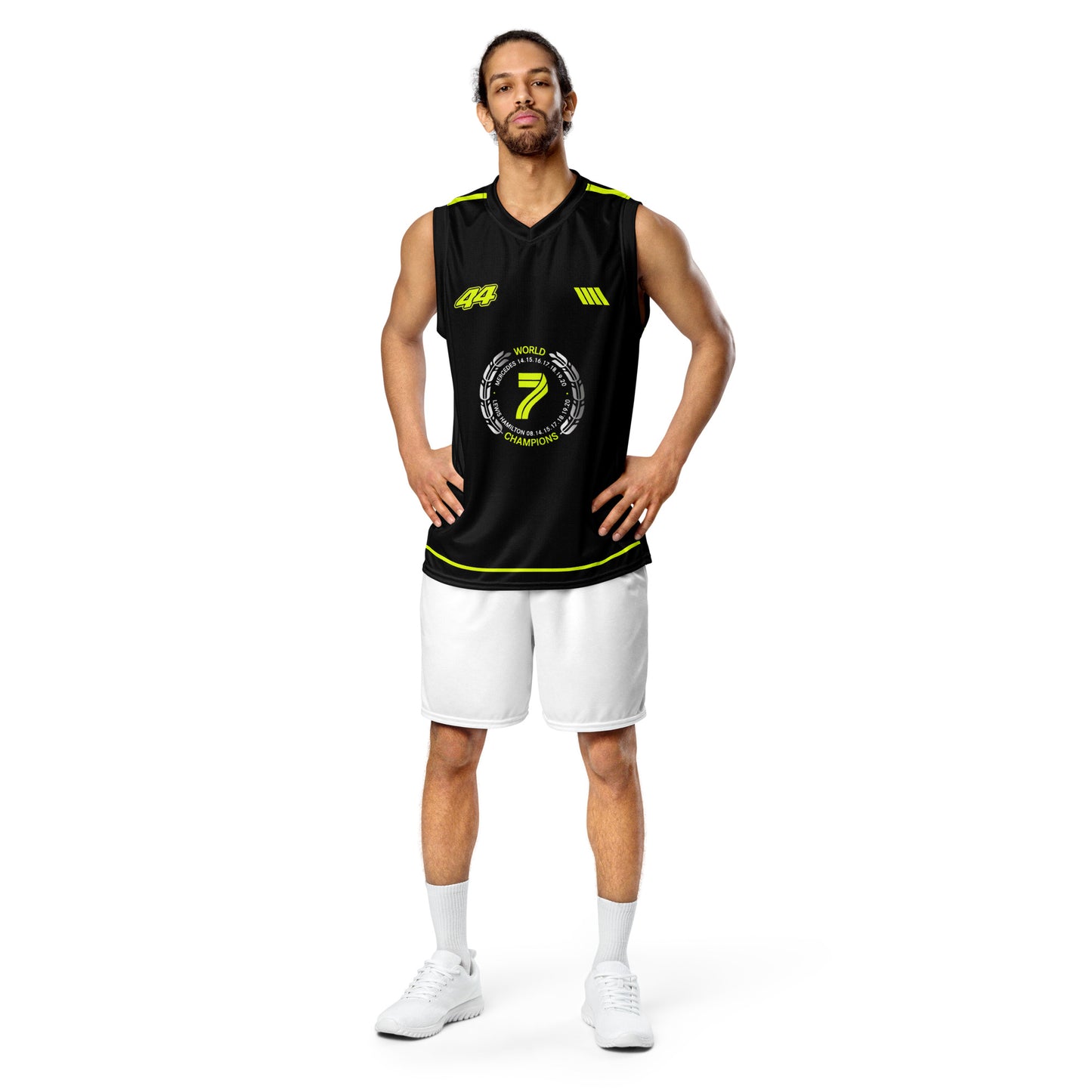 Lewis Hamilton Recycled unisex basketball jersey