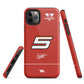 Sebastian Vettel Tough Ferrari Case for iPhone®
