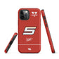 Sebastian Vettel Tough Ferrari Case for iPhone®