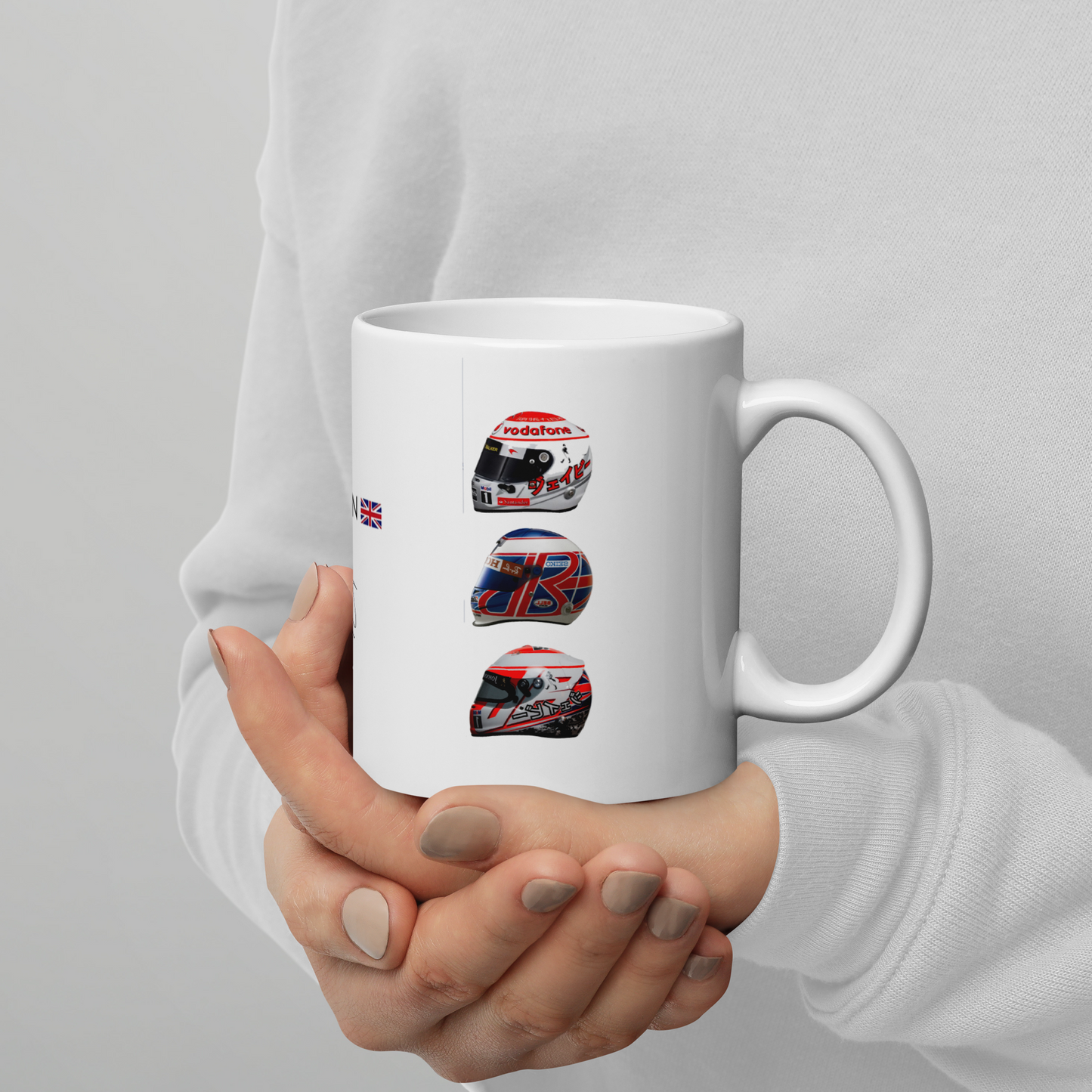 Jenson Button Helmet Collection Mug